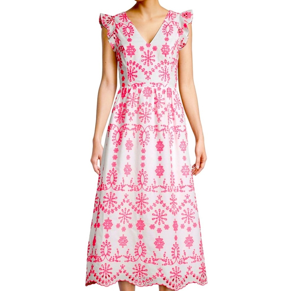 NWT Lilly Pulitzer Lillyanne dress neon coral